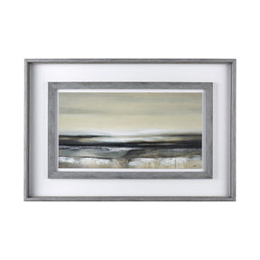Silver Light by Pablo Rojerro a Hand Embellished Textured Framed Art Print Matted under Glass by Mercana at Eve Furniture