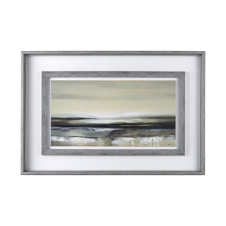 Silver Light by Pablo Rojerro a Hand Embellished Textured Framed Art Print Matted under Glass by Mercana at Eve Furniture