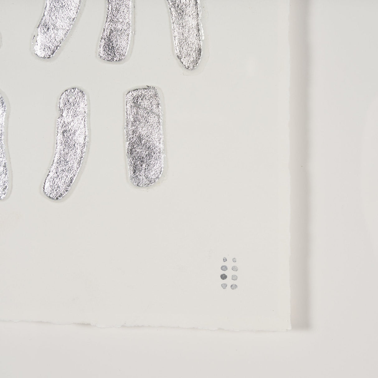 Silver Pebbles by Studio M a handmade Original Framed Artwork under Glass by Mercana at Eve Furniture