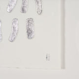 Silver Pebbles by Studio M a handmade Original Framed Artwork under Glass by Mercana at Eve Furniture