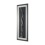 Silver River by Barbara Fleming a Hand Embelished Textured Framed Art Print Matted under Glass by Mercana at Eve Furniture