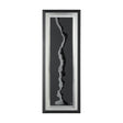 Silver River by Barbara Fleming a Hand Embelished Textured Framed Art Print Matted under Glass by Mercana at Eve Furniture