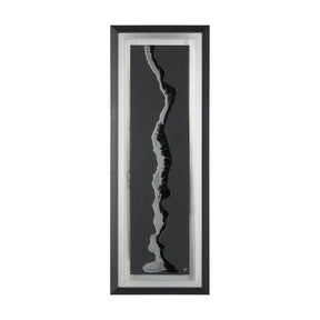 Silver River by Barbara Fleming a Hand Embelished Textured Framed Art Print Matted under Glass by Mercana at Eve Furniture