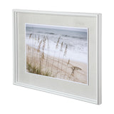 Silver Seagrass by Marlana Semenza a Hand Embellished Textured Framed Photo Art Print Matted under G by Mercana at Eve Furniture