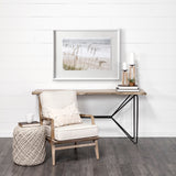 Silver Seagrass by Marlana Semenza a Hand Embellished Textured Framed Photo Art Print Matted under G by Mercana at Eve Furniture