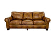 Silverado Camel Top-Grain Leather Sofa by Steve Silver at Eve Furniture