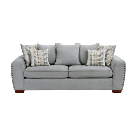 Silverthorne Gray 2-Piece Living Room Set by Homelegance at Eve Furniture
