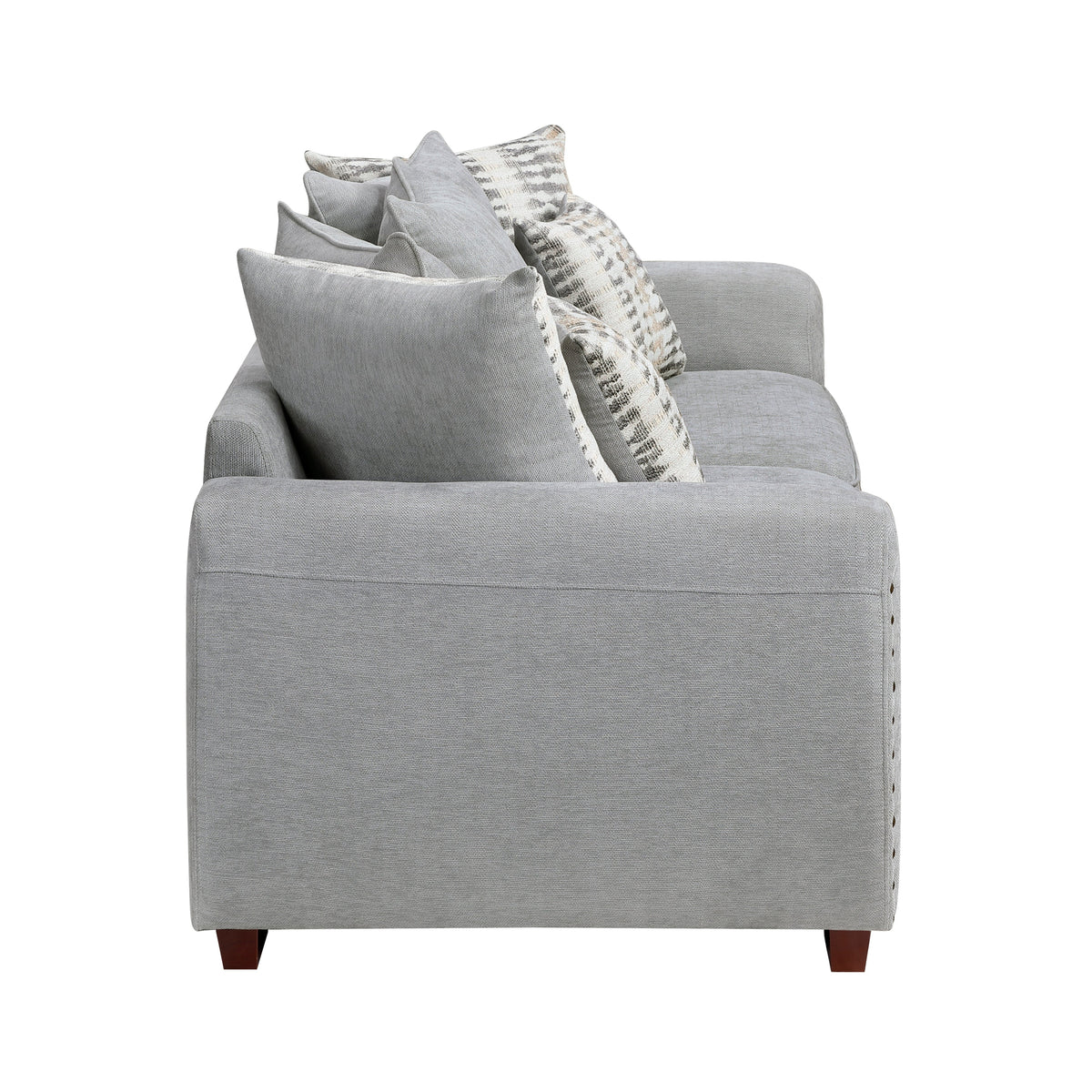 Silverthorne Gray 2-Piece Living Room Set by Homelegance at Eve Furniture