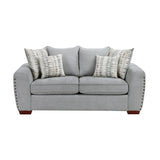 Silverthorne Gray 2-Piece Living Room Set by Homelegance at Eve Furniture