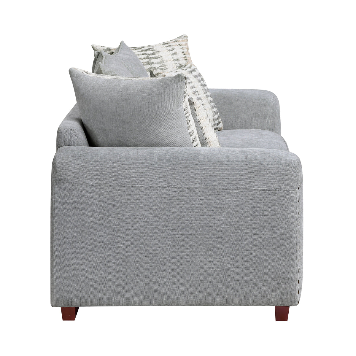 Silverthorne Gray 2-Piece Living Room Set by Homelegance at Eve Furniture