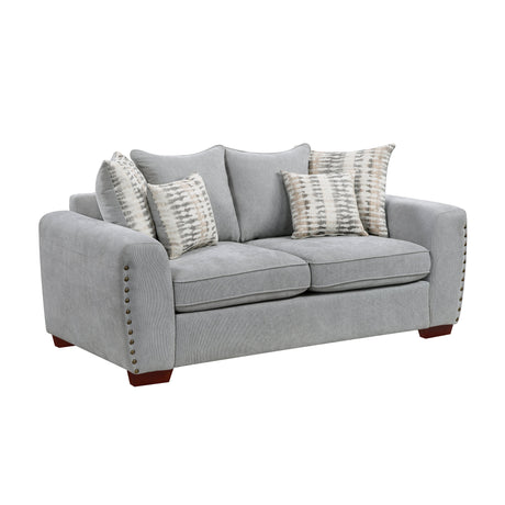 Silverthorne Gray Living Room Set by Homelegance at Eve Furniture