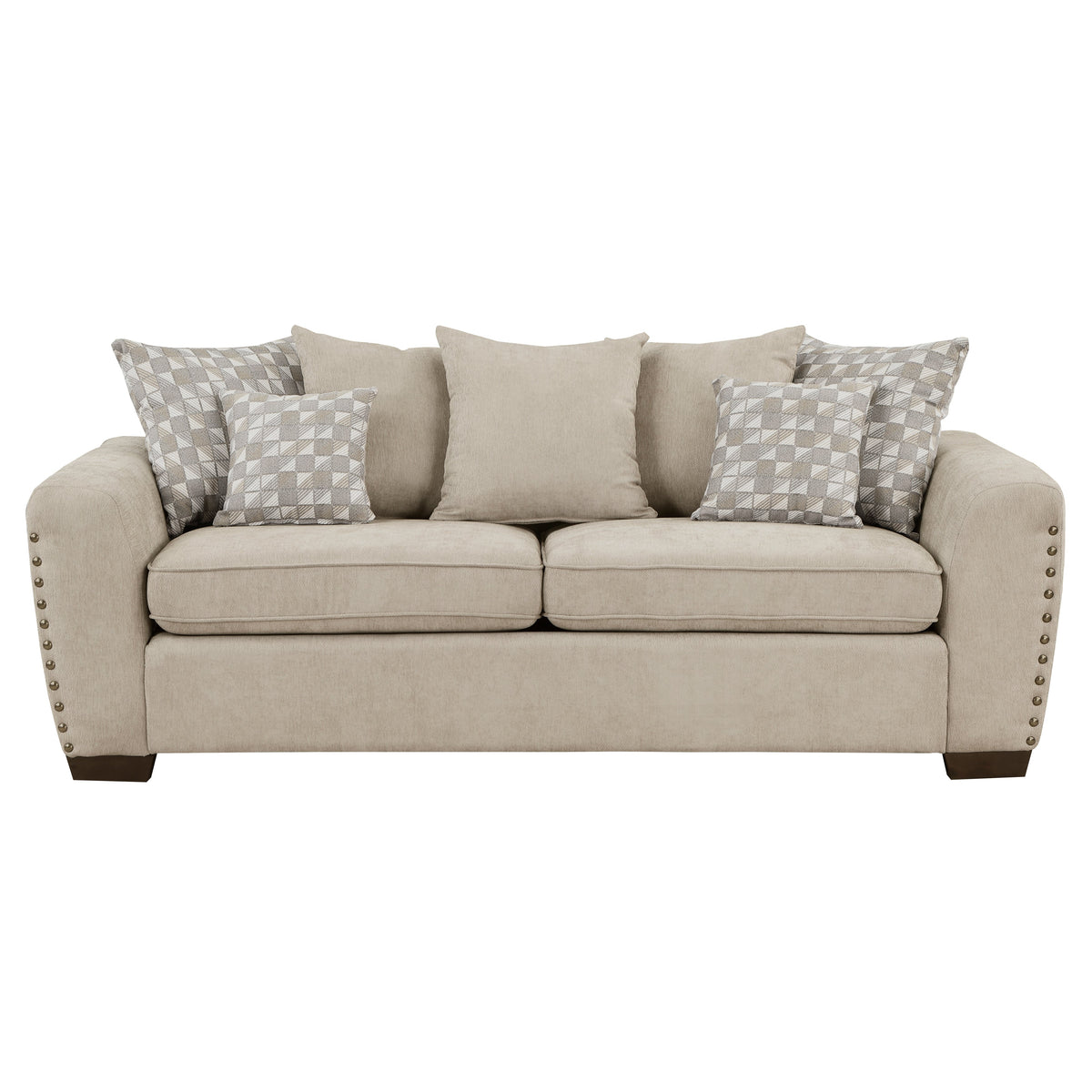 Silverthorne Light Brown 2-Piece Living Room Set by Homelegance at Eve Furniture