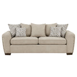 Silverthorne Light Brown 2-Piece Living Room Set by Homelegance at Eve Furniture