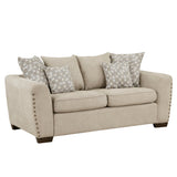 Silverthorne Light Brown 2-Piece Living Room Set by Homelegance at Eve Furniture