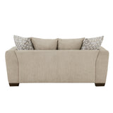 Silverthorne Light Brown 2-Piece Living Room Set by Homelegance at Eve Furniture