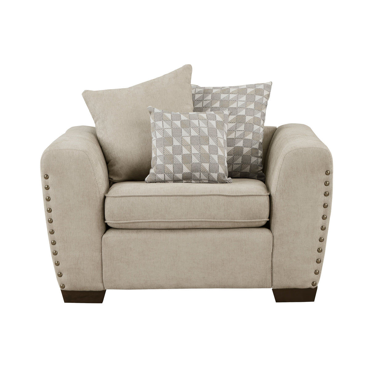 Silverthorne Light Brown Living Room Set by Homelegance at Eve Furniture