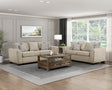 Silverthorne Light Brown Living Room Set by Homelegance at Eve Furniture