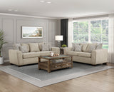 Silverthorne Light Brown Living Room Set by Homelegance at Eve Furniture
