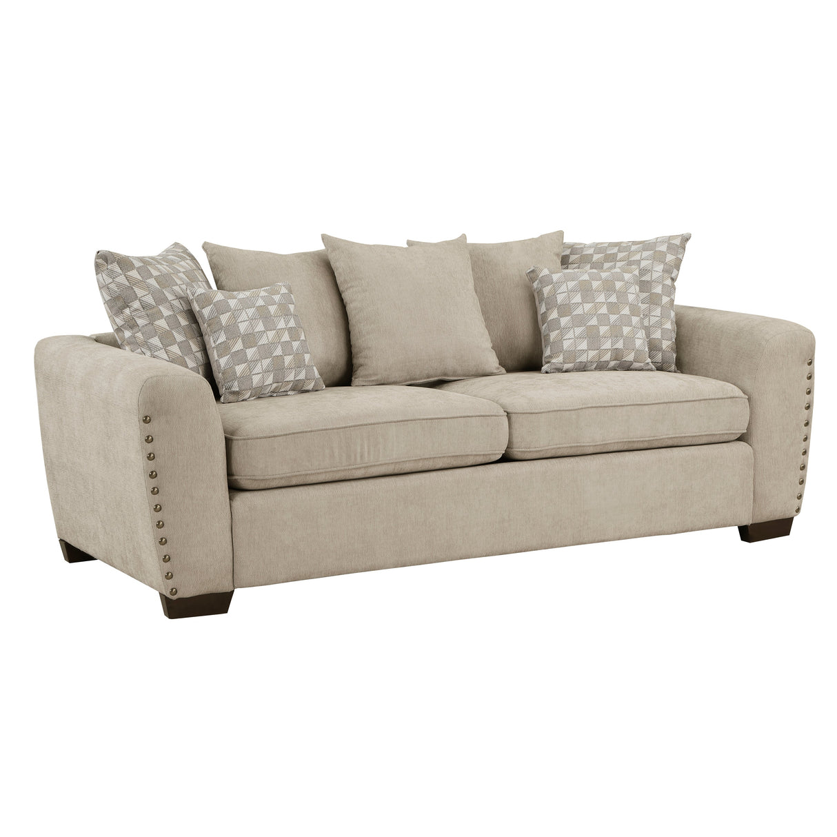 Silverthorne Light Brown Living Room Set by Homelegance at Eve Furniture