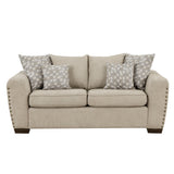 Silverthorne Light Brown Living Room Set by Homelegance at Eve Furniture