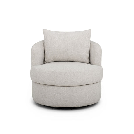 Silvi Performance Boucle Swivel Accent Chair by TOV Furniture at Eve Furniture