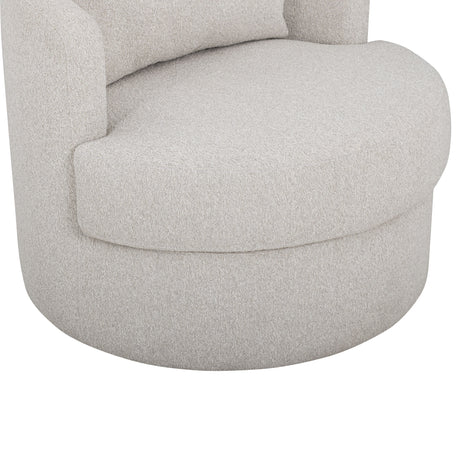 Silvi Performance Boucle Swivel Accent Chair by TOV Furniture at Eve Furniture