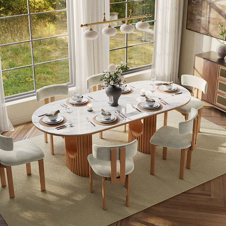 Silvo 79" Table Glossy White Dining Table by New Era Innovations at Eve Furniture