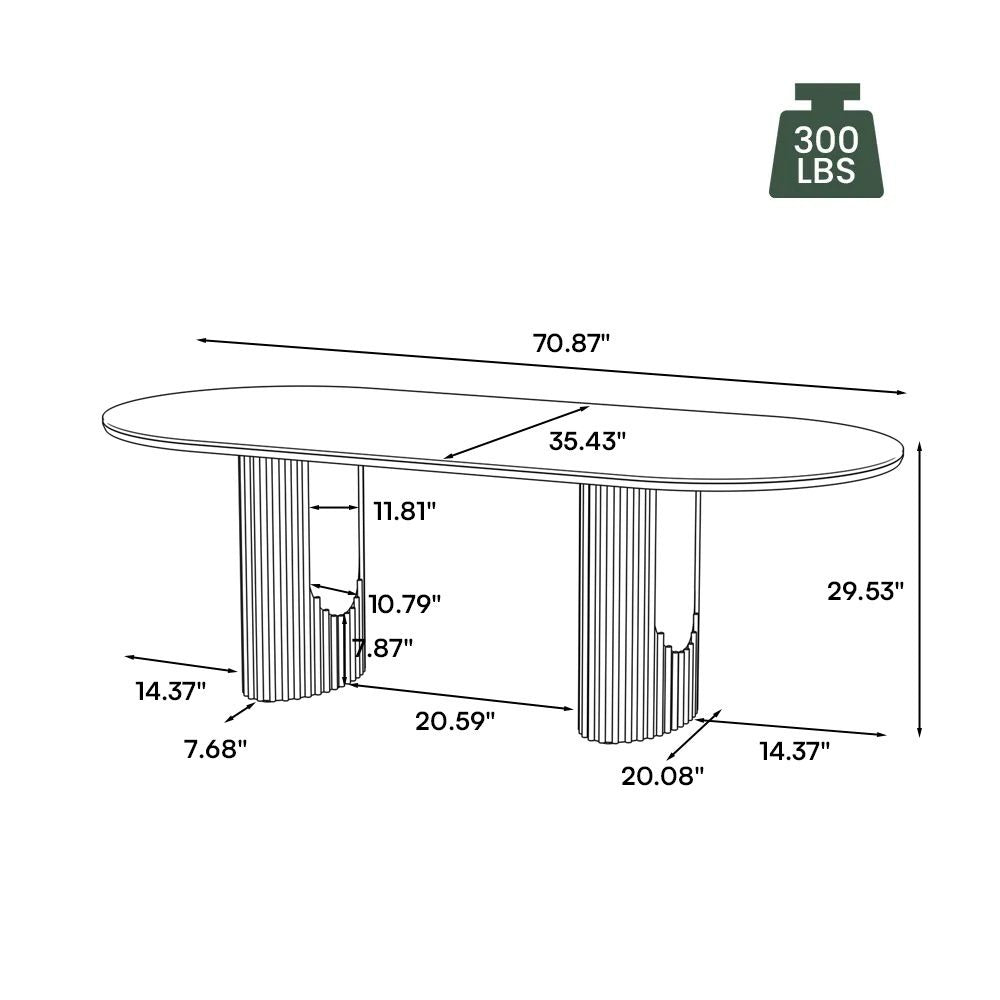 Silvo 79" Table Glossy White Dining Table by New Era Innovations at Eve Furniture