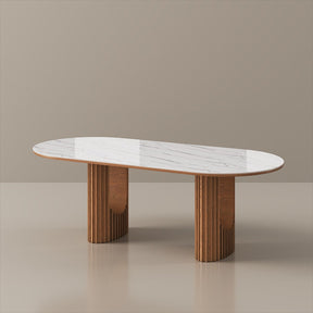 Silvo 79" Table Glossy White Dining Table by New Era Innovations at Eve Furniture