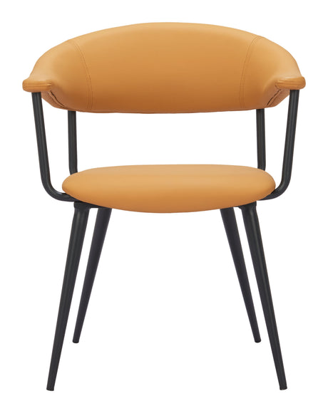Sima Brown Dining Chair by Zuomod at Eve Furniture