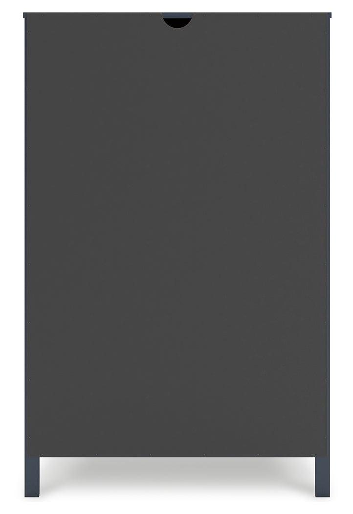 Simmenfort Navy Blue Chest of Drawers by Ashley at Eve Furniture