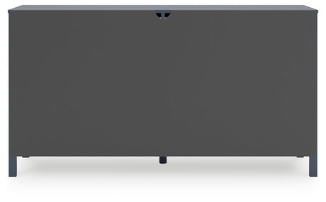 Simmenfort Navy Blue Dresser by Ashley at Eve Furniture