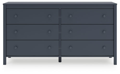 Simmenfort Navy Blue Dresser by Ashley at Eve Furniture