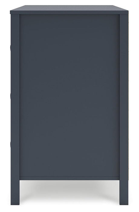 Simmenfort Navy Blue Dresser by Ashley at Eve Furniture