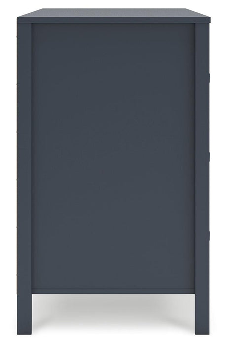 Simmenfort Navy Blue Dresser by Ashley at Eve Furniture