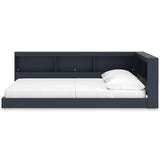Simmenfort Navy Blue Full Bookcase Corner Storage Bed by Ashley at Eve Furniture