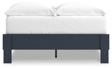 Simmenfort Navy Blue Full Platform Bed by Ashley at Eve Furniture