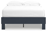 Simmenfort Navy Blue Full Platform Bed by Ashley at Eve Furniture