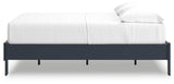 Simmenfort Navy Blue Full Platform Bed by Ashley at Eve Furniture