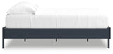 Simmenfort Navy Blue Full Platform Bed by Ashley at Eve Furniture