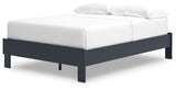 Simmenfort Navy Blue Full Platform Bed by Ashley at Eve Furniture