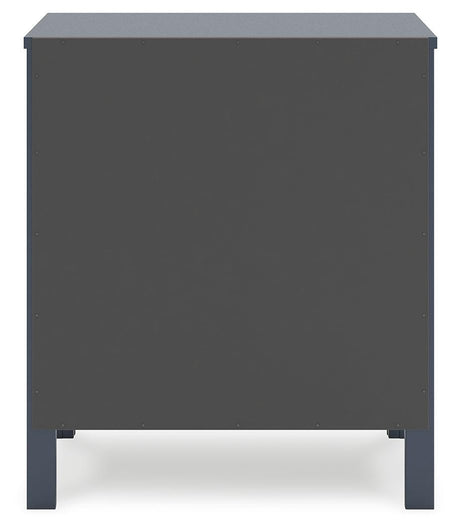 Simmenfort Navy Blue Nightstand by Ashley at Eve Furniture