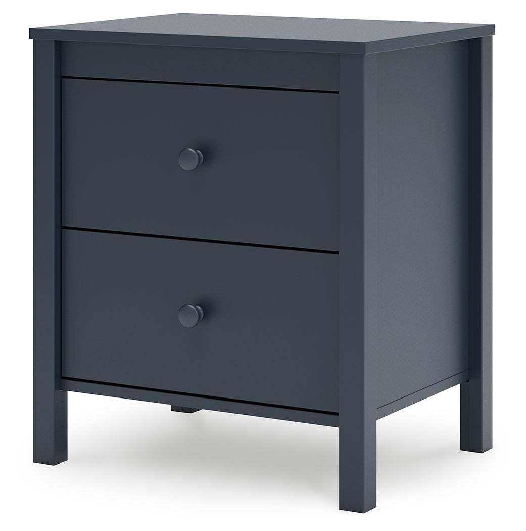 Simmenfort Navy Blue Nightstand