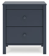 Simmenfort Navy Blue Nightstand