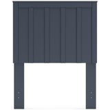 Simmenfort Navy Blue Twin Platform Bed by Ashley at Eve Furniture