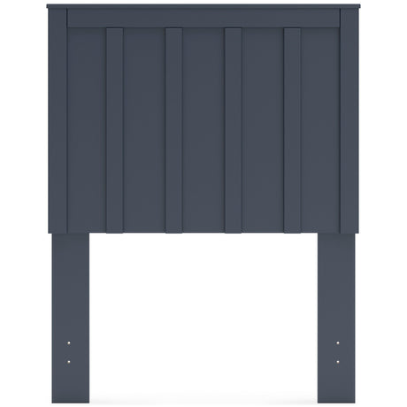 Simmenfort Navy Blue Twin Platform Bed by Ashley at Eve Furniture