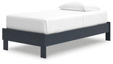 Simmenfort Navy Blue Youth Platform Base Bedroom Set by Ashley at Eve Furniture