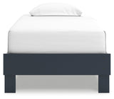 Simmenfort Navy Blue Youth Platform Base Bedroom Set by Ashley at Eve Furniture