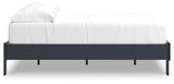 Simmenfort Navy Blue Youth Platform Base Bedroom Set by Ashley at Eve Furniture