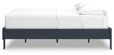 Simmenfort Navy Blue Youth Platform Base Bedroom Set by Ashley at Eve Furniture